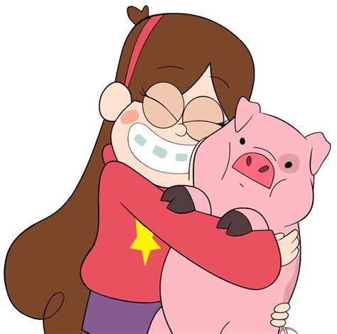 dipper mabel and waddles|mabel's pigs name gravity falls.